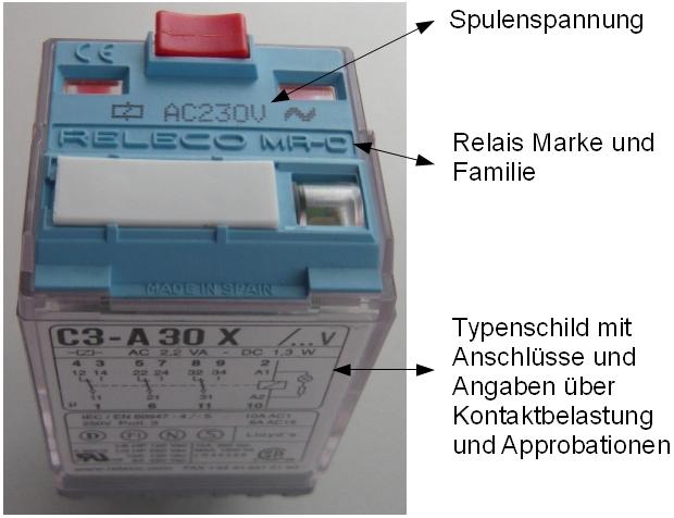 Wie erkenne ich ein RELECO oder COMAT Relais?